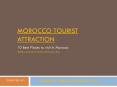 10 Top Tourist Attractions in Morocco PowerPoint PPT Presentation