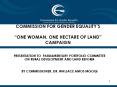 COMMISSION FOR GENDER EQUALITY PowerPoint PPT Presentation