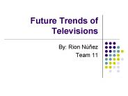 Future Trends of Televisions