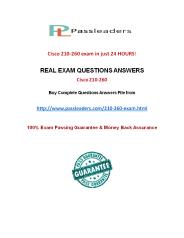 Passleader 210-260 Study Guide