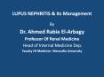 LUPUS NEPHRITIS PowerPoint PPT Presentation
