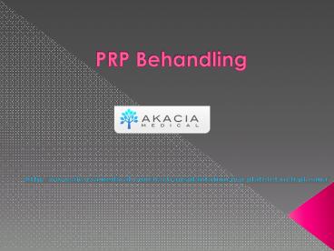 PRP Behandling