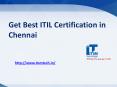 Get Best ITIL Certification in Chennai PowerPoint PPT Presentation