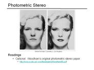 Photometric Stereo