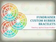 Fundraising Custom Rubber Bracelets