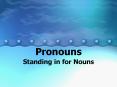Pronouns PowerPoint PPT Presentation