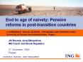 End to age of naivety: Pension reforms in post-transition countries PowerPoint PPT Presentation