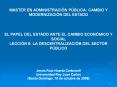 EL PROCESO DE DESCENTRALIZACI PowerPoint PPT Presentation