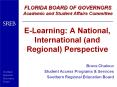 E-Learning: A National, International (and Regional) Perspective PowerPoint PPT Presentation