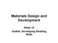 Materials Design and Development PowerPoint PPT Presentation