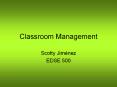 Classroom Management PowerPoint PPT Presentation