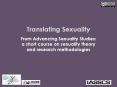 Translating Sexuality PowerPoint PPT Presentation