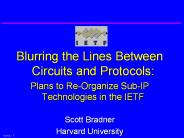 Blurring the Lines Between Circuits and Protocols: