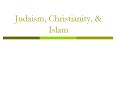 Judaism, Christianity, PowerPoint PPT Presentation