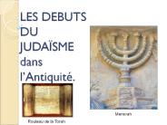 LES DEBUTS DU JUDA