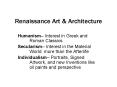 Renaissance Art PowerPoint PPT Presentation