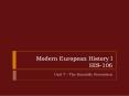Modern European History I HIS-106 PowerPoint PPT Presentation