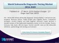 World Salmonella Diagnostic Testing Market- Outlook Till 2020 | Revenue Models PowerPoint PPT Presentation