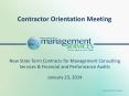 Contractor Orientation Meeting PowerPoint PPT Presentation