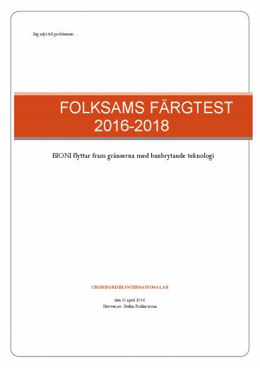 Folksams färgtest 2016--2018