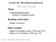 1. Measurement Systems: