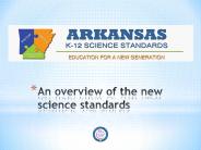 An overview of the new science standards