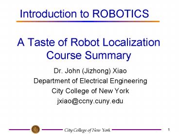 Dr. John (Jizhong) Xiao