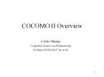 COCOMO II Overview PowerPoint PPT Presentation