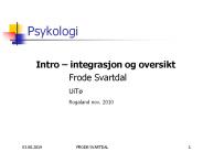 Psykologi