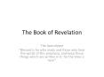 The%20Book%20of%20Revelation PowerPoint PPT Presentation