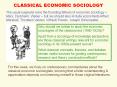 CLASSICAL ECONOMIC SOCIOLOGY PowerPoint PPT Presentation