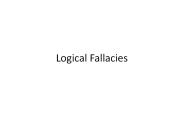 Logical Fallacies