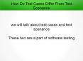 Test Cases Vs Test Scenarios PowerPoint PPT Presentation