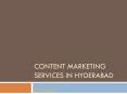 Content Marketing services in hyderabad PowerPoint PPT Presentation