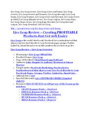 Live Leap review - Live Leap top notch features