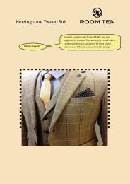 Herringbone tweed suit