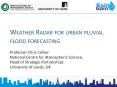 Weather Radar for urban pluvial flood forecasting PowerPoint PPT Presentation