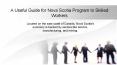 A Useful Guide for Nova Scotia Program to Skilled Workers PowerPoint PPT Presentation