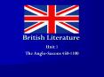British%20Literature PowerPoint PPT Presentation