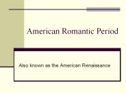 American%20Romantic%20Period