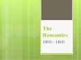 The Romantics PowerPoint PPT Presentation
