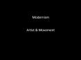 Modernism PowerPoint PPT Presentation