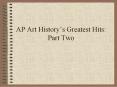 AP Art History PowerPoint PPT Presentation