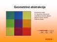 Geometrine abstrakcija PowerPoint PPT Presentation