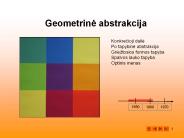 Geometrine abstrakcija