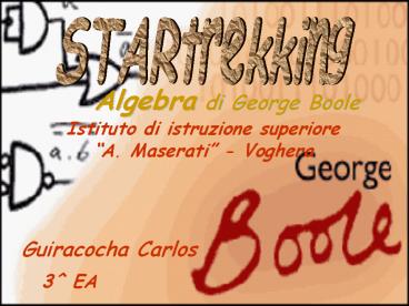 Algebra di George Boole