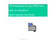 Time Allocation Survey (TAS) Form