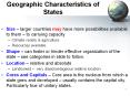 Geographic Characteristics of States PowerPoint PPT Presentation