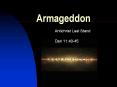 Armageddon PowerPoint PPT Presentation