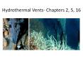 Hydrothermal Vents- Chapters 2, 5, 16 PowerPoint PPT Presentation